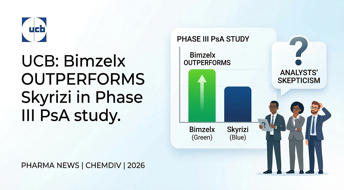 UCB’s Bimzelx Bests Skyrizi in Phase III PsA Study, Analysts Skeptical