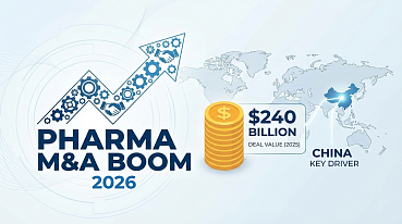 Pharma M&A Set to Boom in 2026: $240 Billion Deal Value in 2025