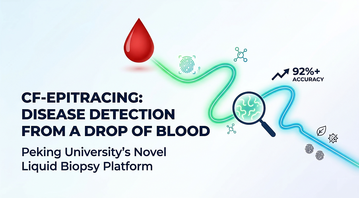 New Liquid Biopsy Tech: cf-EpiTracing Detects Disease from a Blood Drop