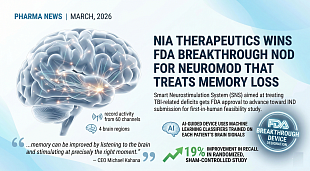 Nia Therapeutics Wins FDA Breakthrough Nod for Memory Loss Neuromod System