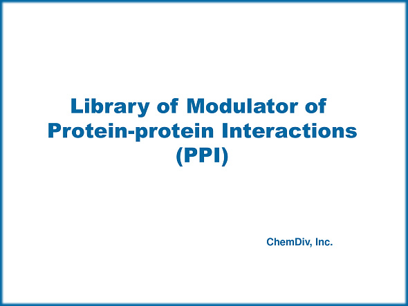 Shape Helix Mimetics PPI Library