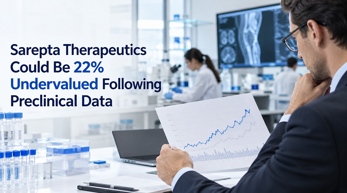 Sarepta Therapeutics Could Be 22% Undervalued Following Preclinical Data