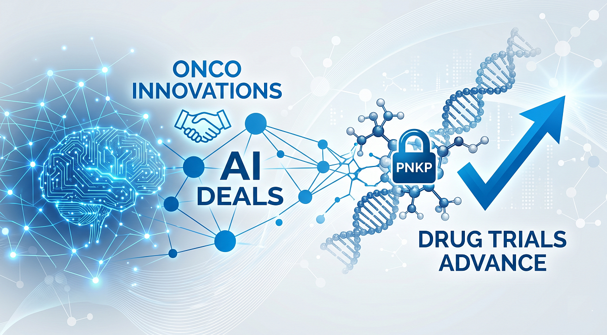 Onco-Innovations Lands Big Pharma AI Deals & Advances PNKP Drug Trials