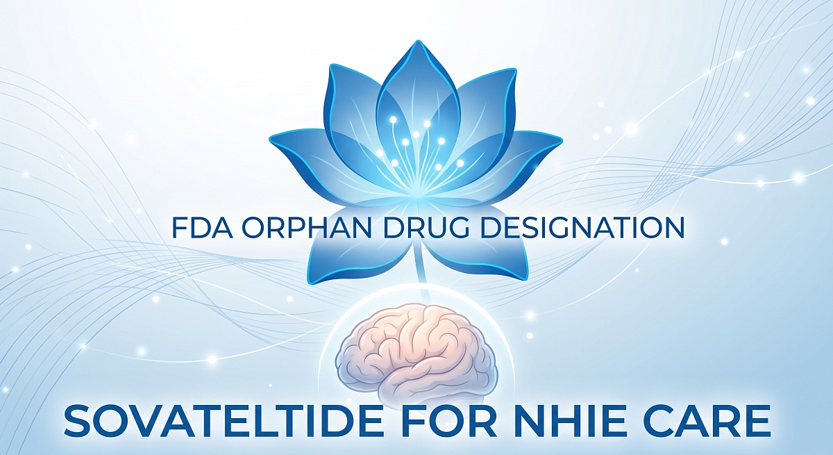Pharmazz Sovateltide Granted FDA Orphan Drug Designation for NHIE Care
