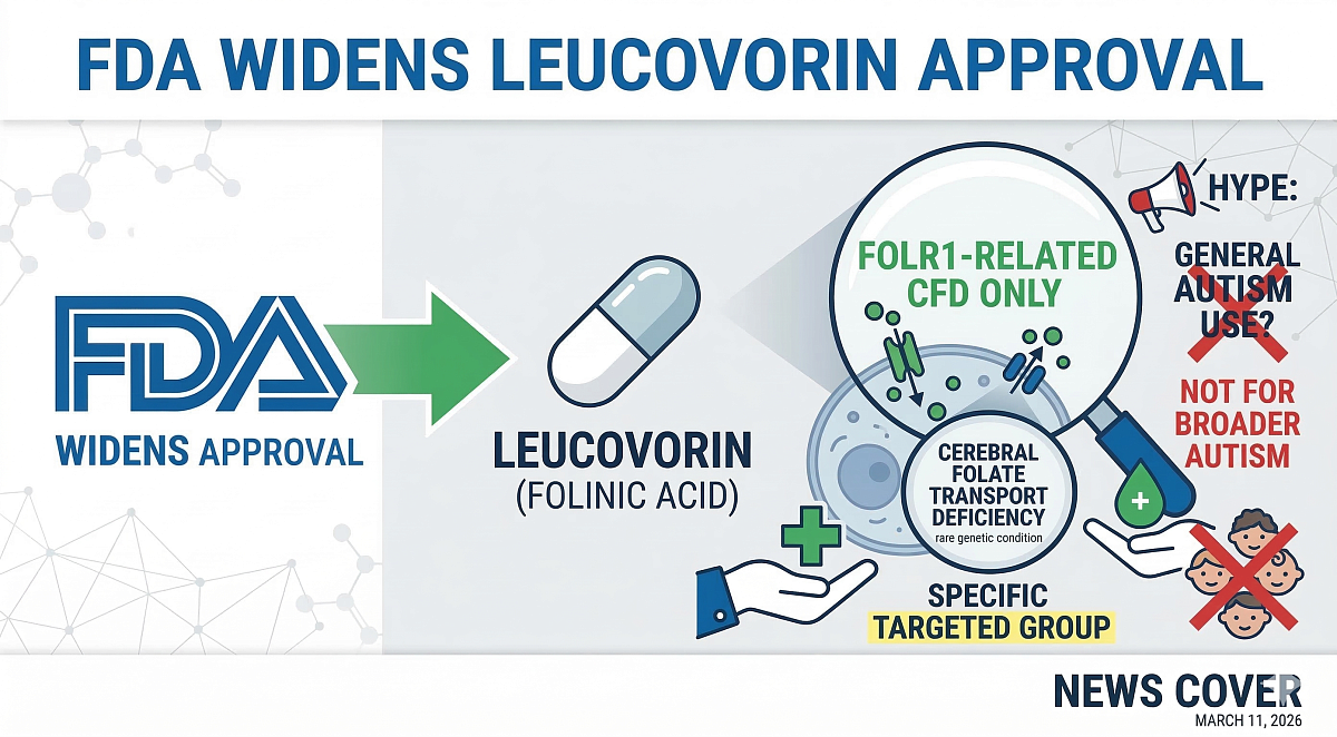 FDA Widens Approval of Leucovorin, a Drug Previously Hyped for Autism