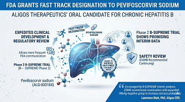 FDA Fast Tracks Pevifoscorvir Sodium for Chronic Hepatitis B Treatment