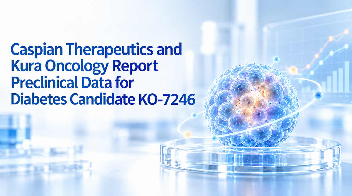 Caspian Therapeutics and Kura Oncology Report Preclinical Data for Diabetes Candidate KO-7246