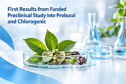 First results from funded preclinical study into probucol and chlorogenic