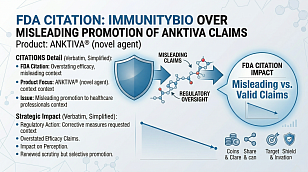 FDA warns ImmunityBio over misleading promotion of Anktiva claims