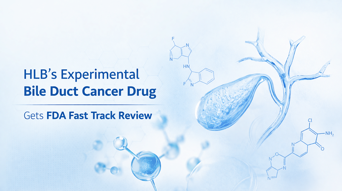 HLB experimental bile duct cancer drug gets FDA fast-track review