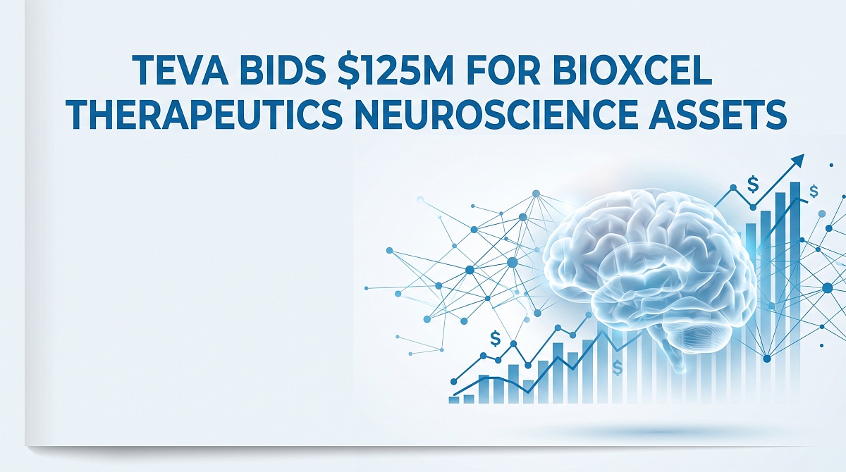 Teva Bids $125M for BioXcel Therapeutics' Neuroscience Assets & Igalmi