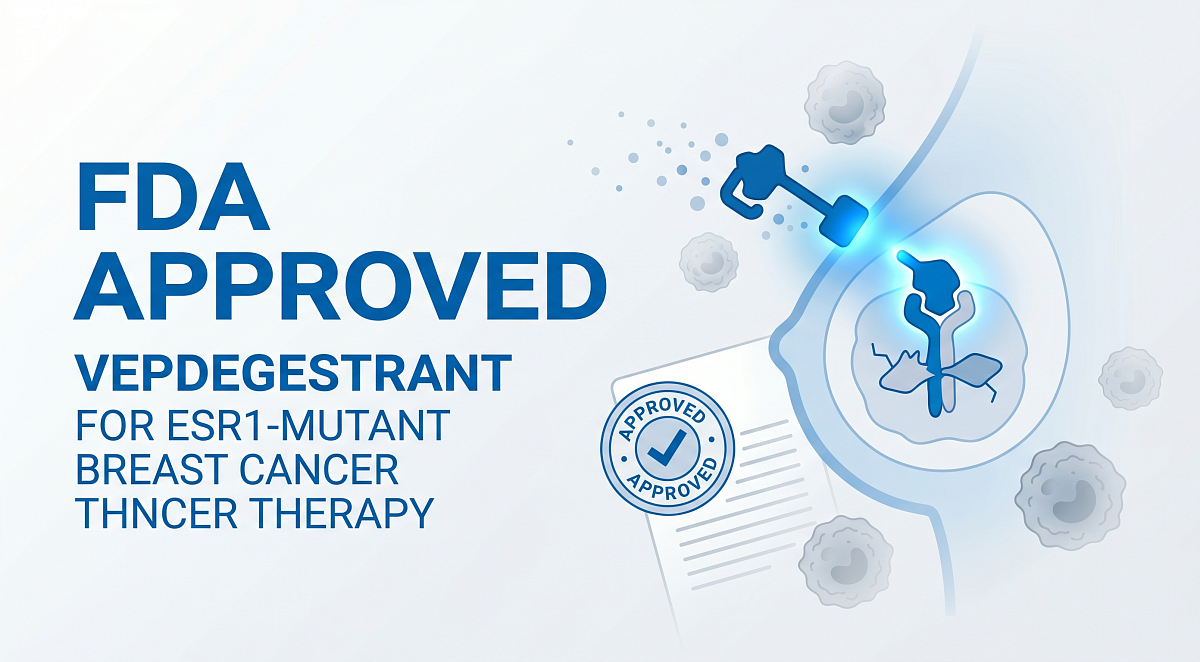 FDA Approves Vepdegestrant for ESR1-Mutant Advanced Breast Cancer Therapy