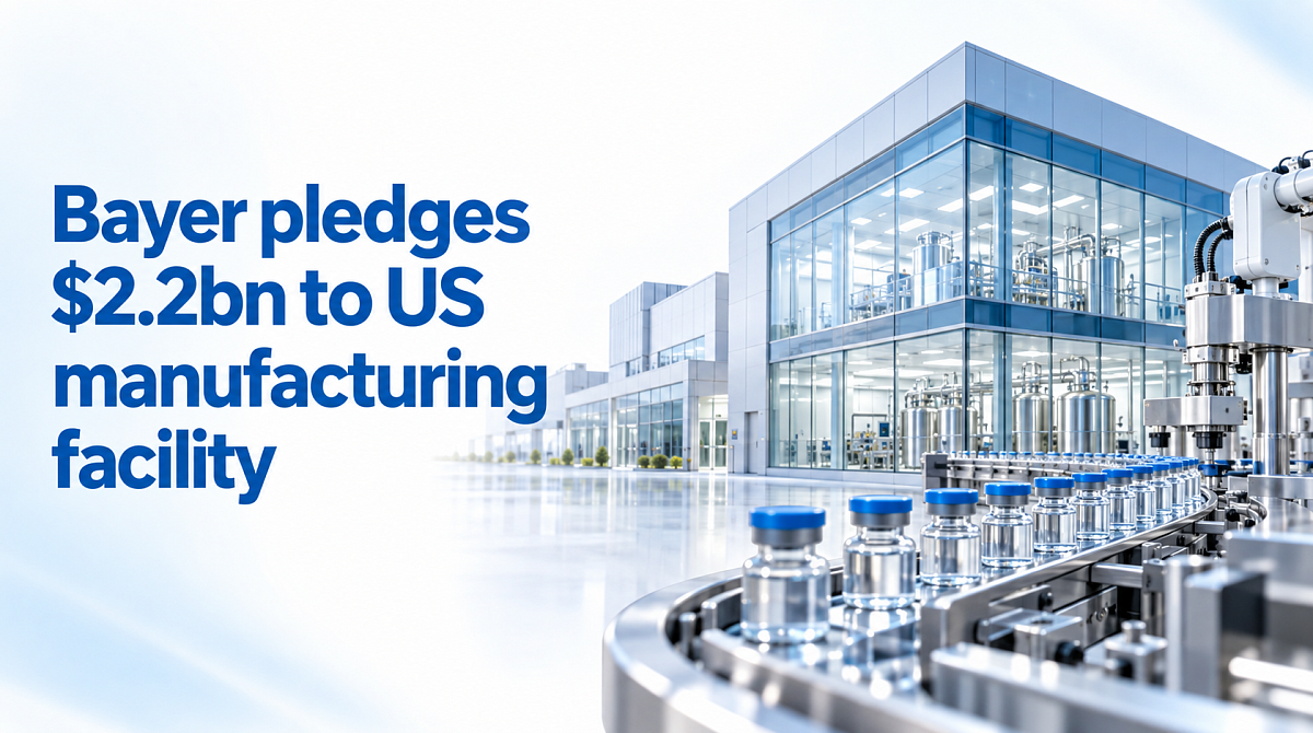 Bayer pledges $2.2bn to US manufacturing facility