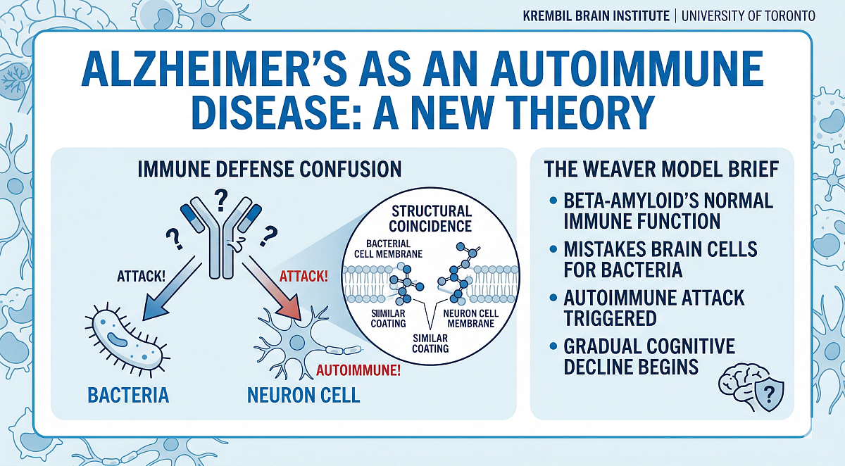 Alzheimer’s Disease May Be an Autoimmune Condition, New Theory Suggests