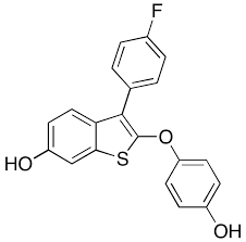 1607819-68-0 | TTC-352 |  3-(4-Fluorophenyl)-2-(4-hydroxyphenoxy)-benzo[b]thiophene-6-ol; |  C₂₀H₁₃FO₃S | TRC